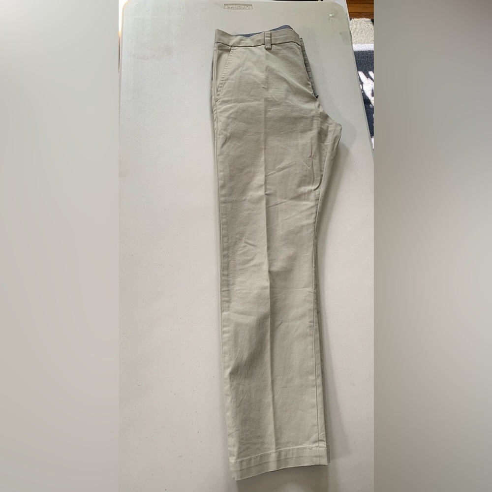 Banana Republic Fulton Skinny Chino Pants Men’s 34x30 Khaki Beige Casual Cotton